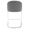 Cider Counter Stool in Gray Agni Fabric