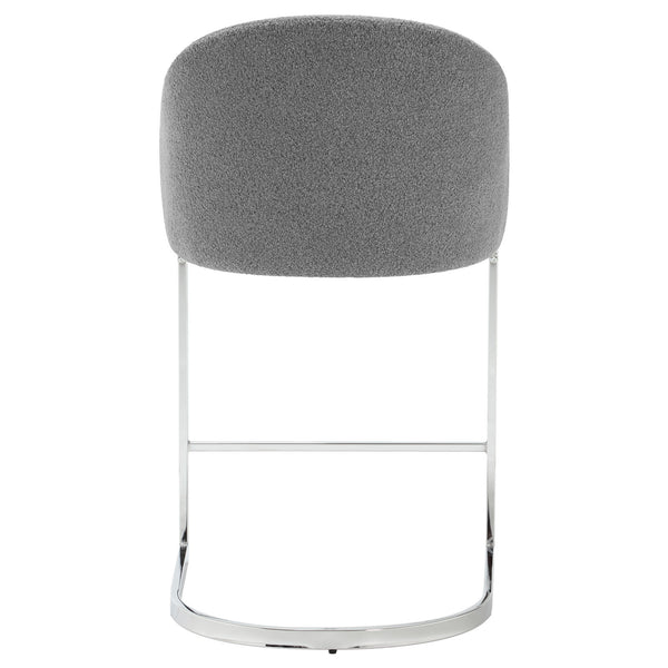 Cider Counter Stool in Gray Agni Fabric