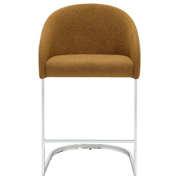 Cider Counter Stool in Yellow Agni Fabric