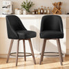 Clinton Counter Stool in Black Hron Leather