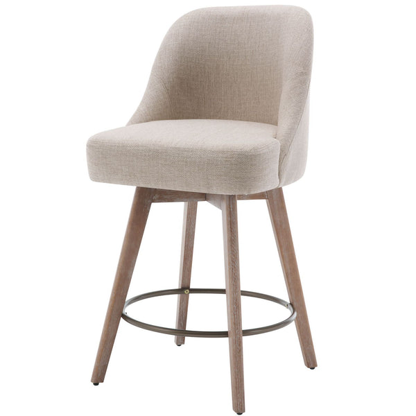 Clinton Counter Stool in Brown Bena Fabric