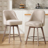 Clinton Counter Stool in Brown Bena Fabric
