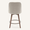 Clinton Counter Stool in Brown Bena Fabric