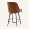 Clinton Counter Stool in Brown Mara Leather