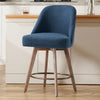 Clinton Counter Stool in Denim Bena Fabric