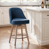 Clinton Counter Stool in Denim Bena Fabric