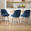 Clinton Counter Stool in Denim Bena Fabric