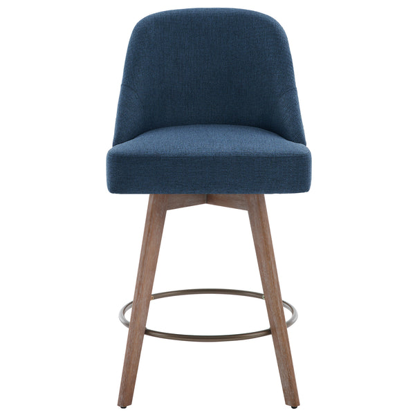 Clinton Counter Stool in Denim Bena Fabric