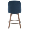 Clinton Counter Stool in Denim Bena Fabric