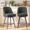 Clinton Counter Stool in Gray Bena Fabric