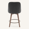Clinton Counter Stool in Gray Bena Fabric