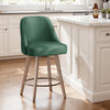 Clinton Counter Stool in Green Bena Fabric