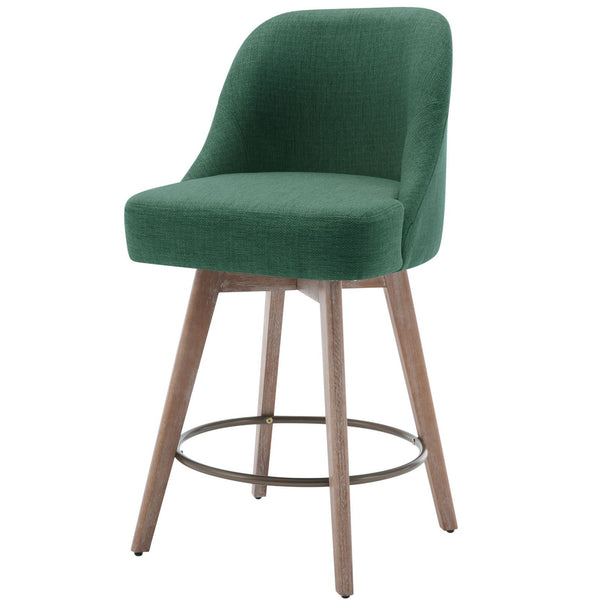Clinton Counter Stool in Green Bena Fabric