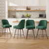 Clinton Counter Stool in Green Bena Fabric
