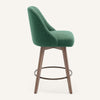 Clinton Counter Stool in Green Bena Fabric