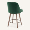 Clinton Counter Stool in Green Bena Fabric