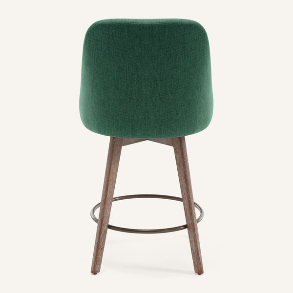 Clinton Counter Stool in Green Bena Fabric