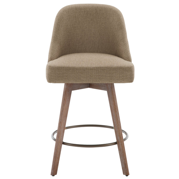 Clinton Counter Stool in Sand Bena Fabric