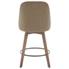 Clinton Counter Stool in Sand Bena Fabric
