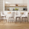 Clinton Counter Stool in White Bena Fabric