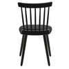 Dark lager dining chair, Black Sacy Fabric