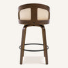 Domina II Counter Stool in Cream Hron Leather