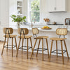 Dorsa Counter Stool in Mud Hron Leather