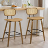 Dorsa Counter Stool in Mud Hron Leather
