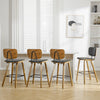 Dorsa II bar stool, Black Hron Leather