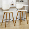 Dorsa II bar stool, Cream Hron Leather