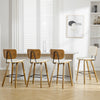 Dorsa II bar stool, Cream Hron Leather