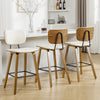 Dorsa II bar stool, Cream Hron Leather