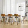 Dorsa II bar stool, Gray Hron Leather