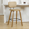 Dorsa II bar stool, Mud Hron Leather