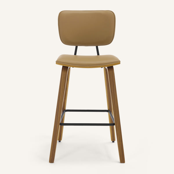 Dorsa II bar stool, Mud Hron Leather