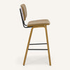 Dorsa II bar stool, Mud Hron Leather