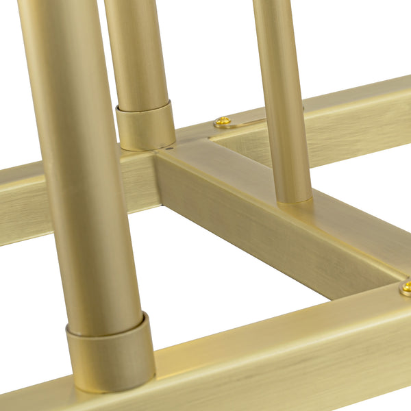 Elbling chandelier light, Gold