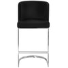 Embrapa bar stool, Black Azal Velvet