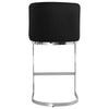 Embrapa bar stool, Black Azal Velvet