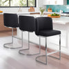 Embrapa bar stool, Black Hron Leather