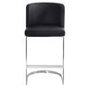 Embrapa bar stool, Black Hron Leather