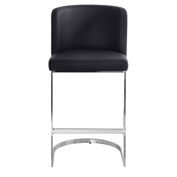 Embrapa bar stool, Black Hron Leather