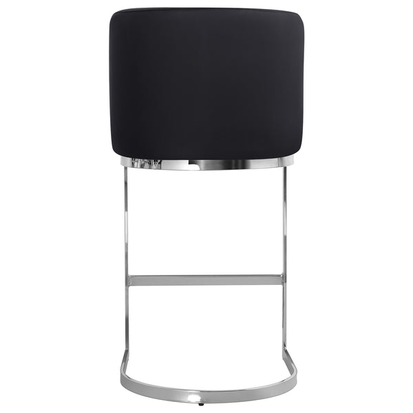 Embrapa bar stool, Black Hron Leather