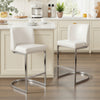 Embrapa bar stool, Cream Hron Leather