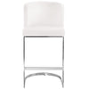 Embrapa bar stool, White Azal Velvet