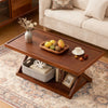 Emei Coffee Table in Brown Oak