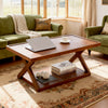 Emei Coffee Table in Brown Oak