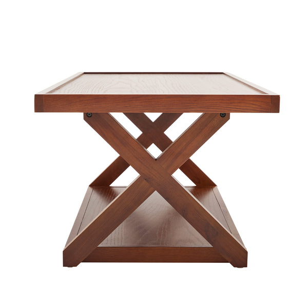 Emei Coffee Table in Brown Oak