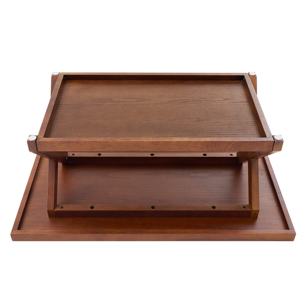 Emei Coffee Table in Brown Oak