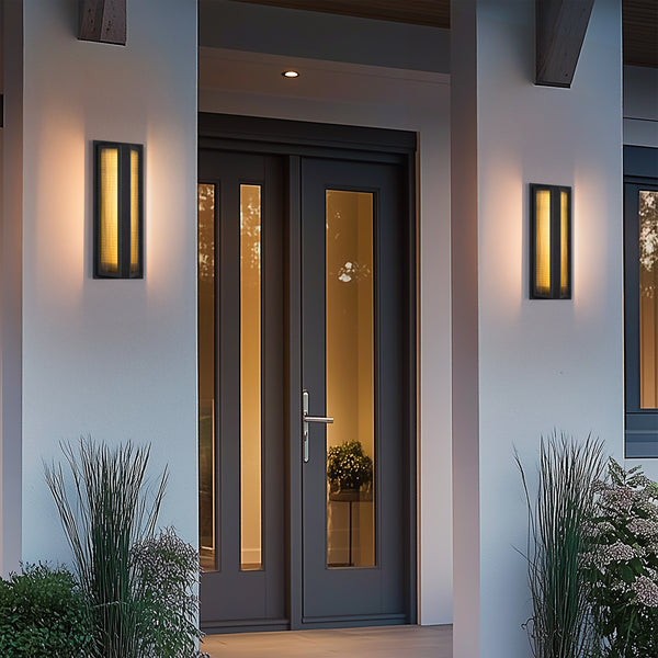 Freisamer outdoor wall light, Black